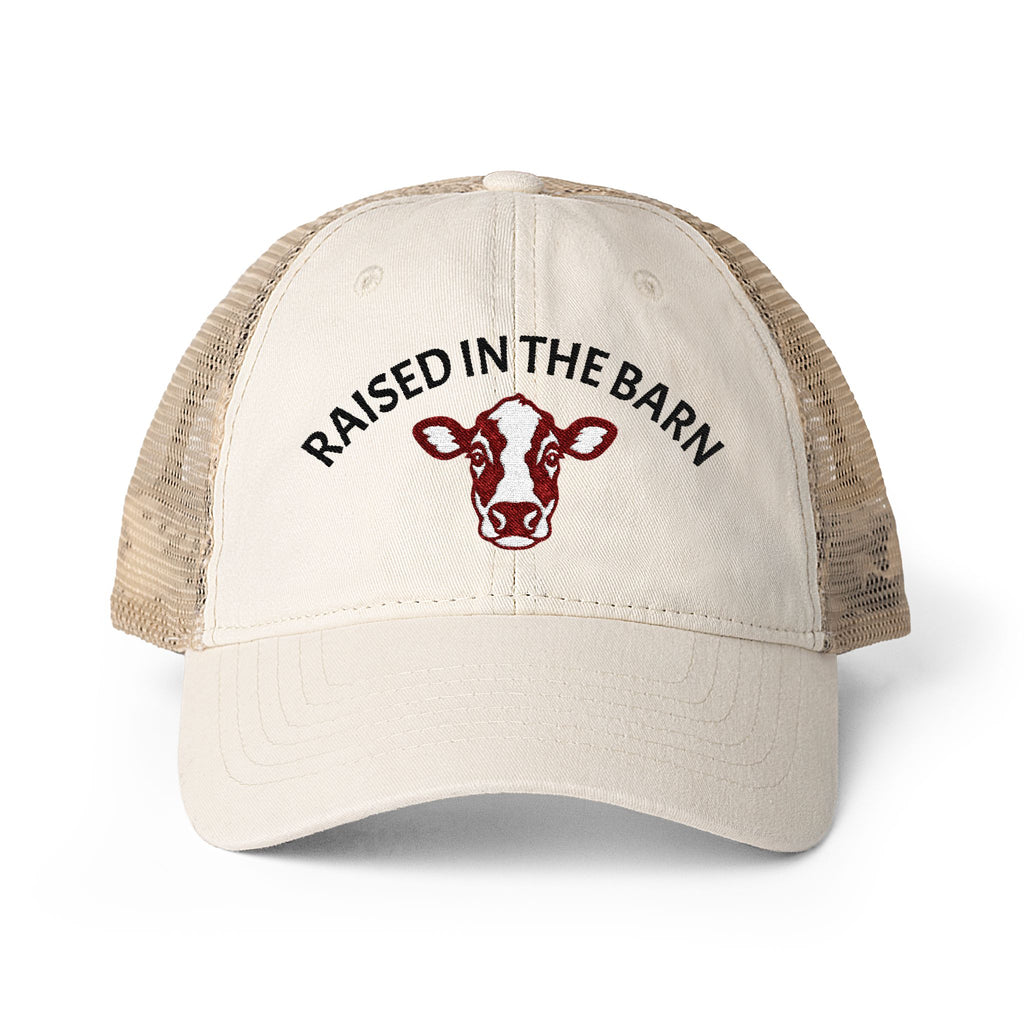 Raised In The Barn Women’s Ponytail Trucker Hat