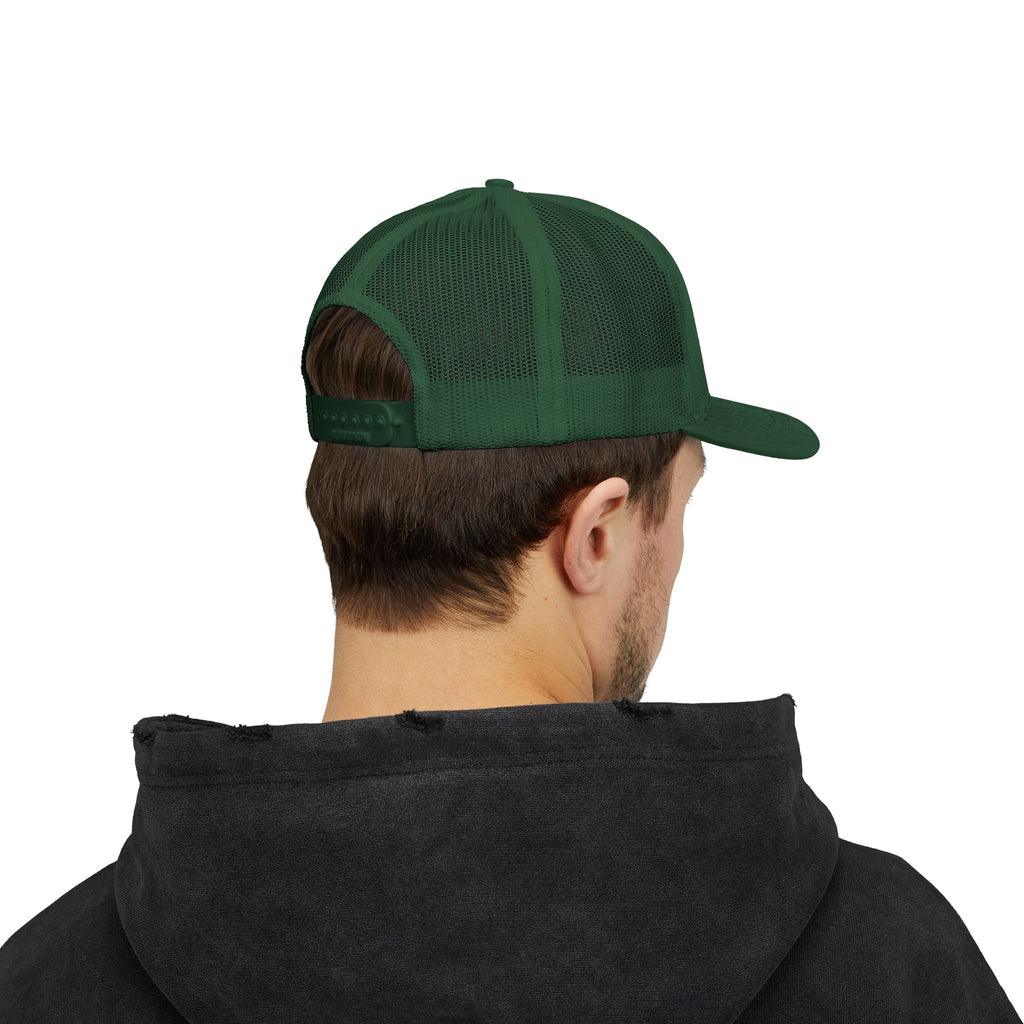 Mudder Trucker Embroidered Snapback Cap
