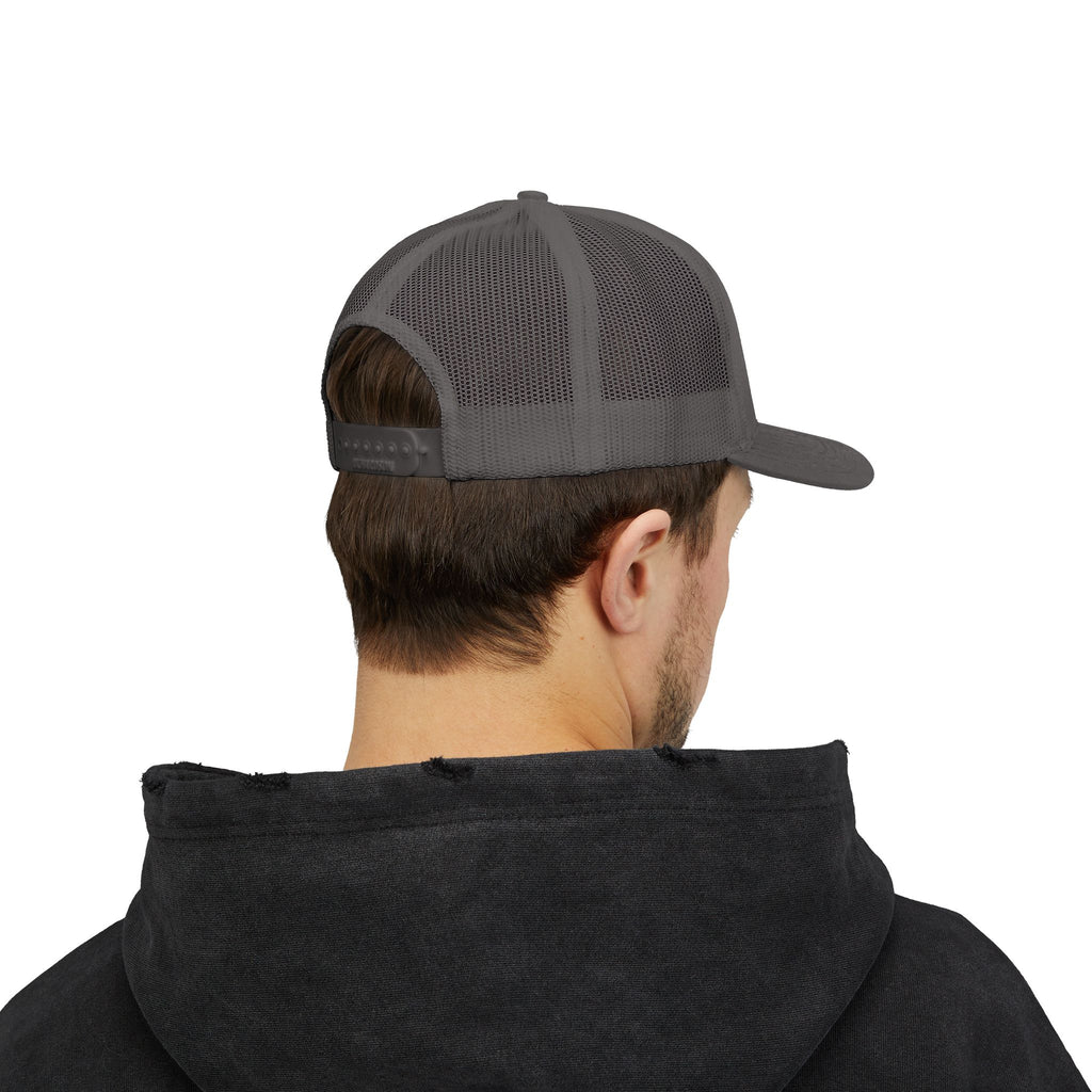 Mudder Trucker Embroidered Snapback Cap