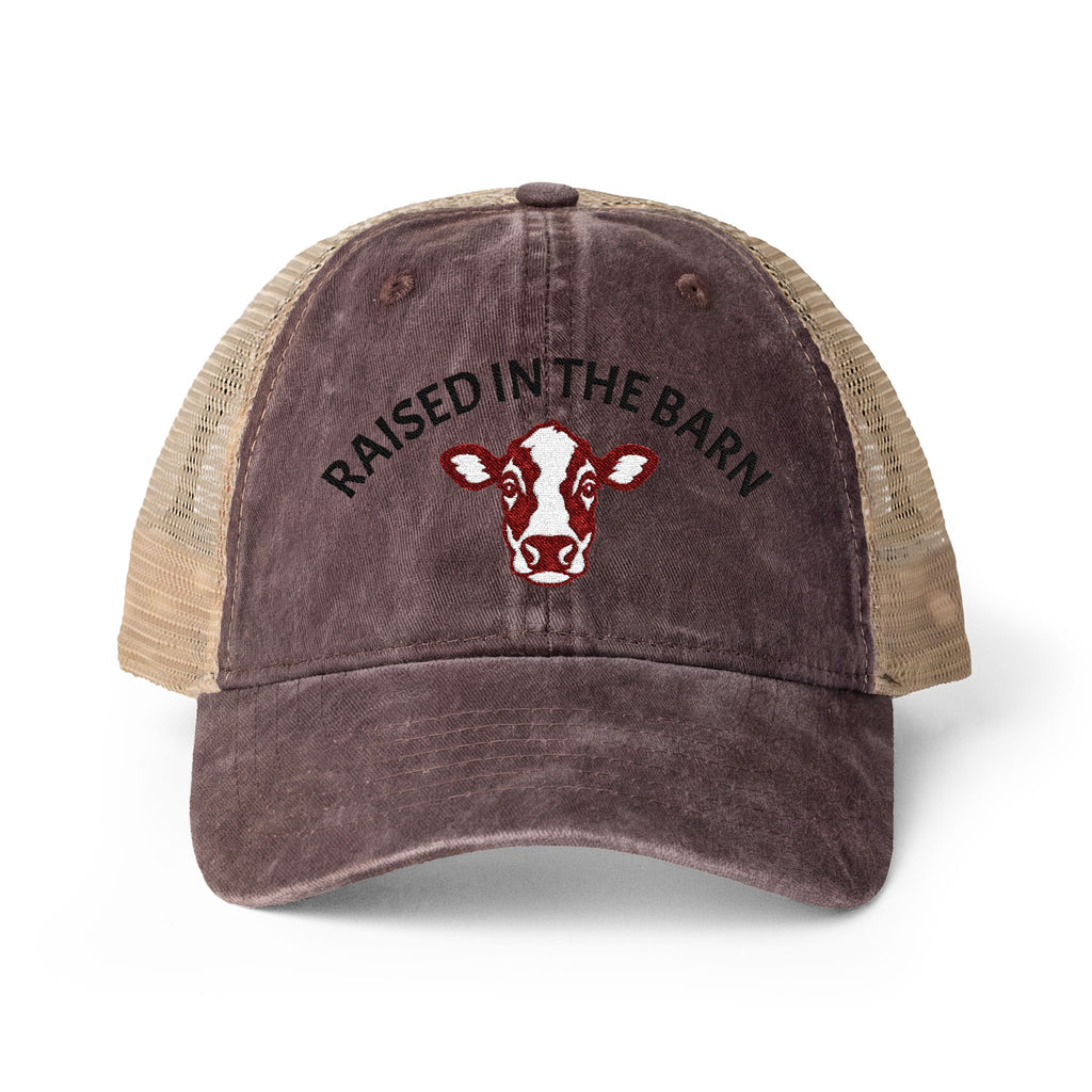 Raised In The Barn Women’s Ponytail Trucker Hat