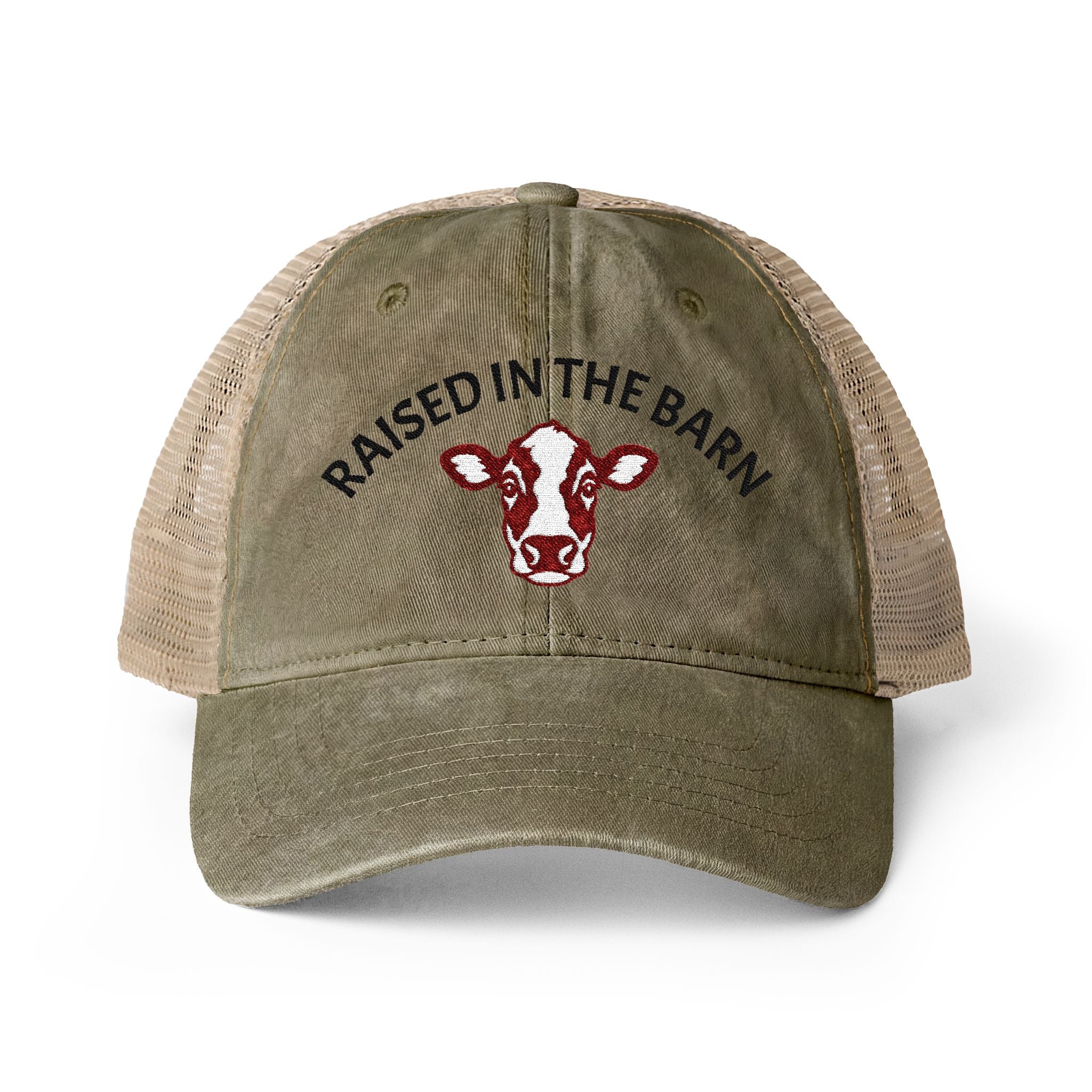 Raised In The Barn Women’s Ponytail Trucker Hat