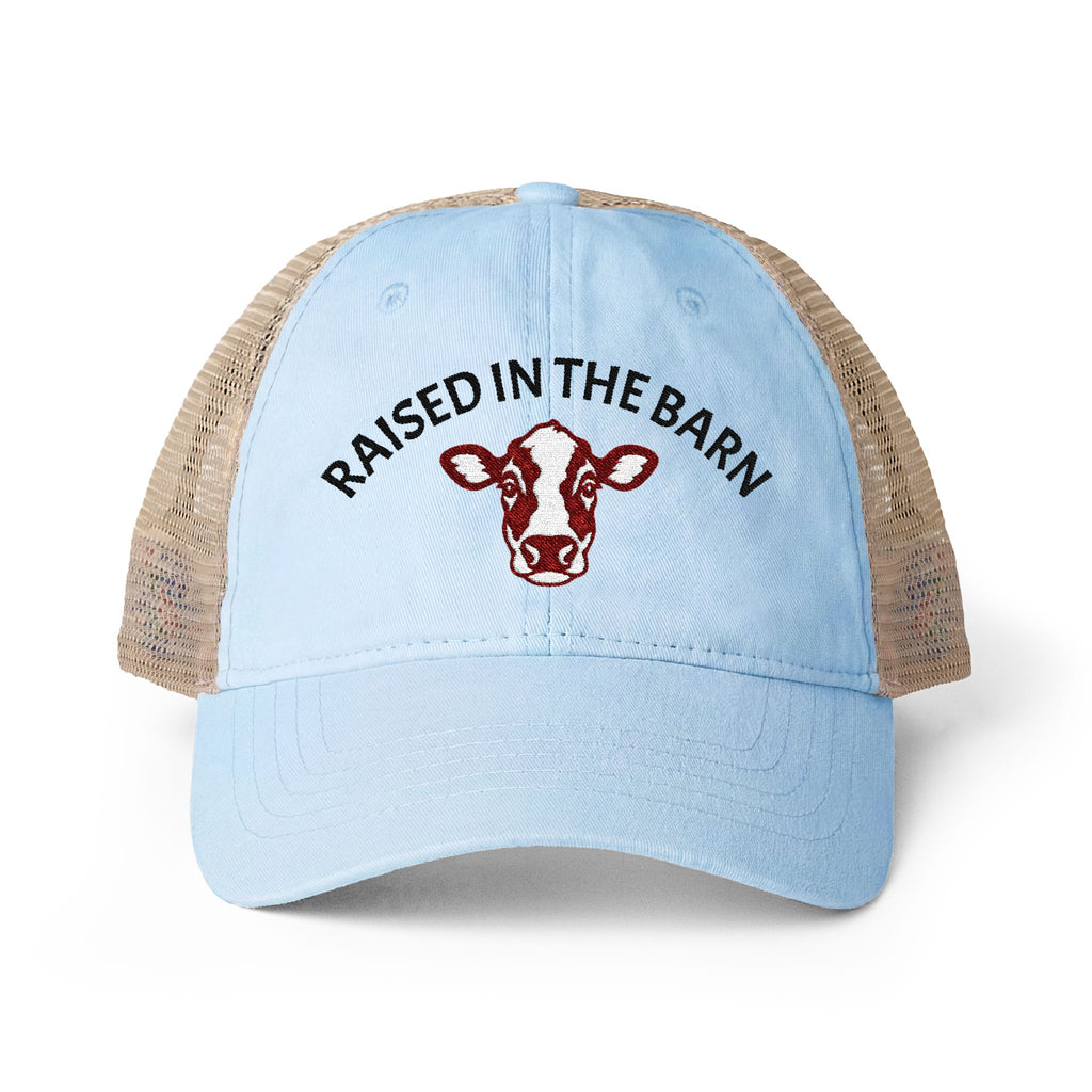 Raised In The Barn Women’s Ponytail Trucker Hat