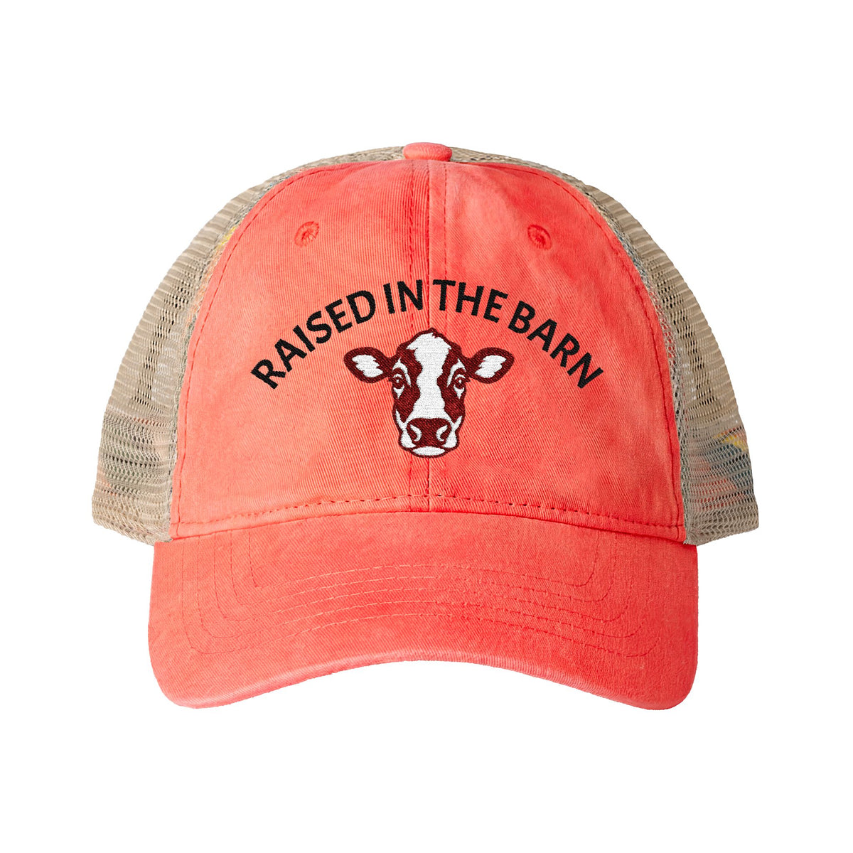 Raised In The Barn Women’s Ponytail Trucker Hat