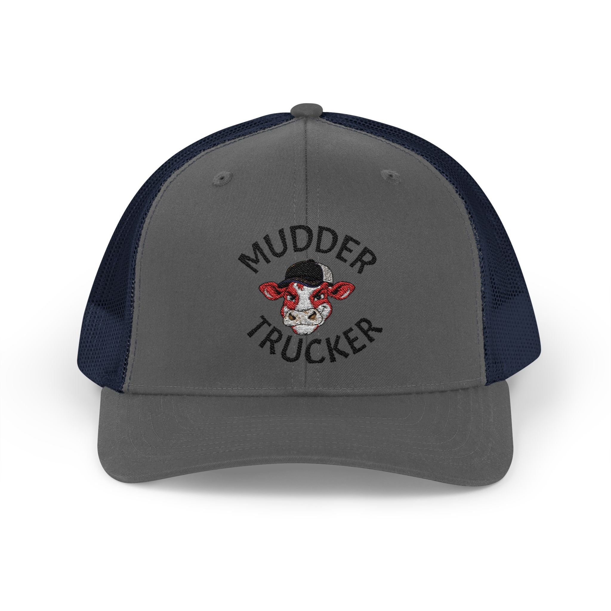 Mudder Trucker Embroidered Snapback Cap