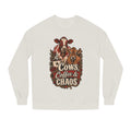 Cows, Coffee & Chaos Western Crewneck Sweatshirt