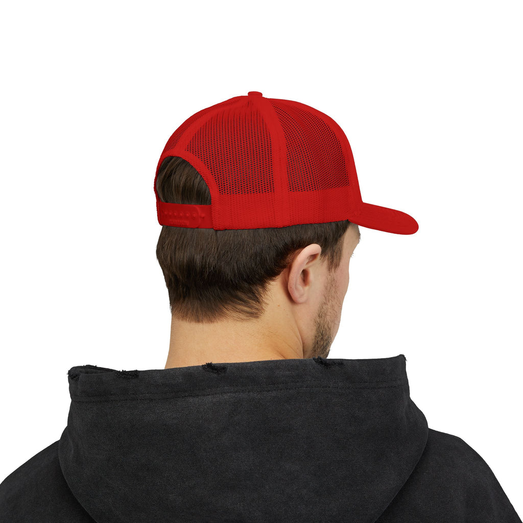 Mudder Trucker Embroidered Snapback Cap